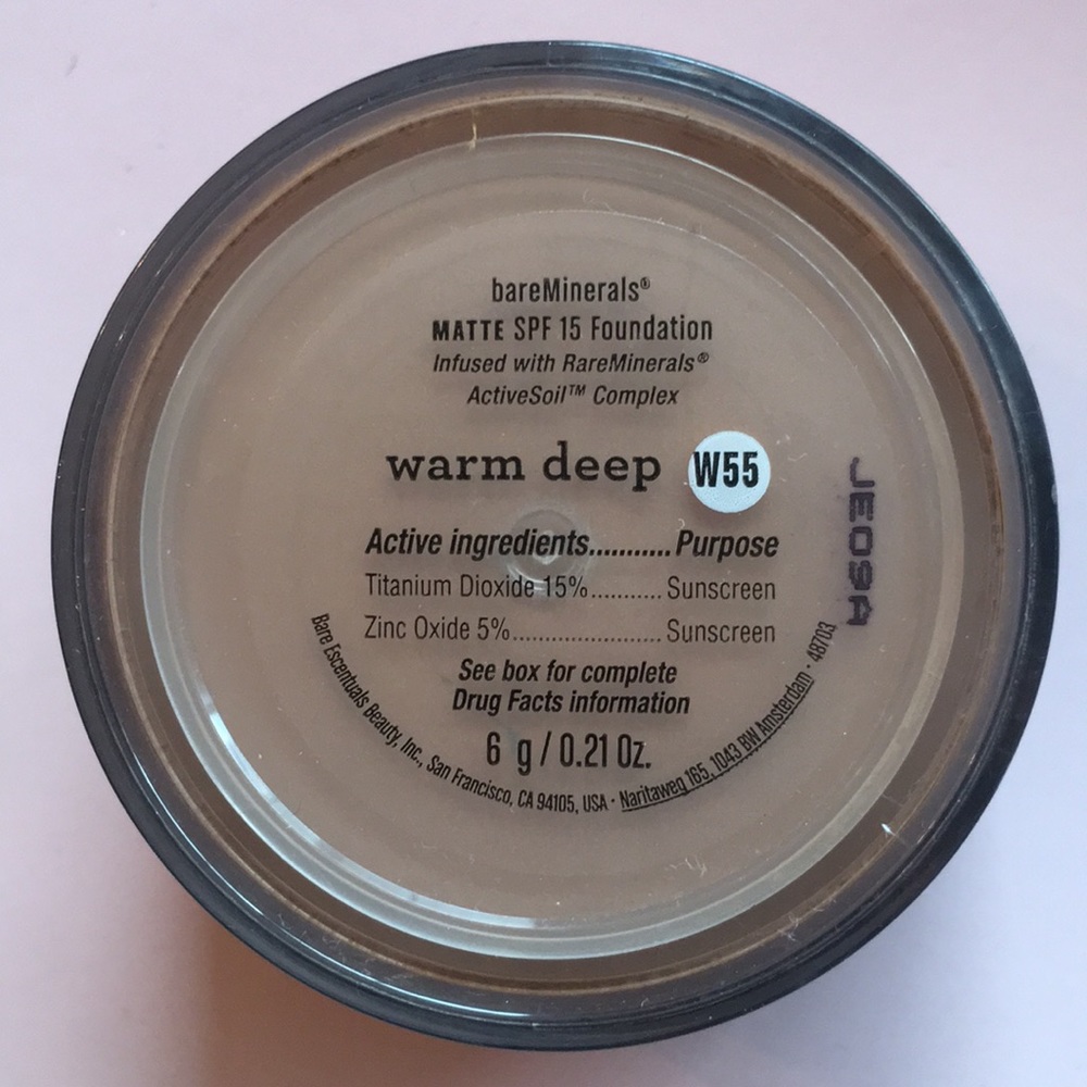 New BareMinerals Matte foundation in Warm Deep